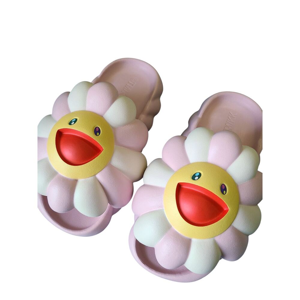 Takashi Murakami Ohana Hatake Full-Bloom Slides Pink US Men 6/Women 7.5-8 - Picture 4 of 9